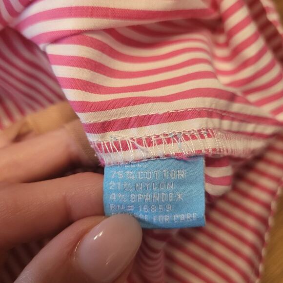 J.McLaughlin Red White Striped Flutter Sleeve Top Size S – EUC - Picture 4 of 5